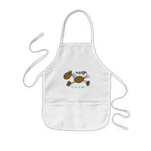 Stick-Figur-Pferd-T-Shirts und Geschenke Kinderschürze