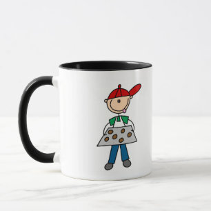 Stick Figure Backt Kekse T-Shirts und Geschenke Tasse