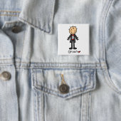 Stick Figure Bräutigam T-Shirts und Geschenke Button (Beispiel)