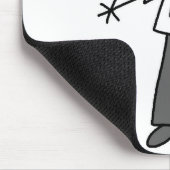 Stick Figure Dad-Mauspad Mousepad (Ecke)