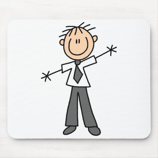 Stick Figure Dad-Mauspad Mousepad (Vorne)