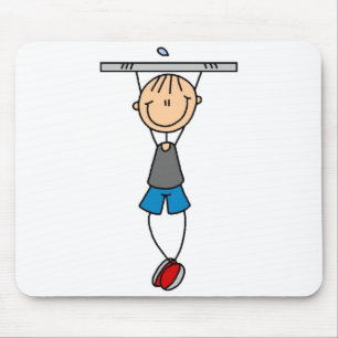 Stick Figure Kinn-Hoch-Mauspad Mousepad