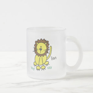 Stick Figure Löwe T-Shirts und Geschenke Mattglastasse