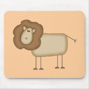 Stick Figure Löwe T-Shirts und Geschenke Mousepad