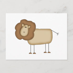 Stick Figure Löwe T-Shirts und Geschenke Postkarte