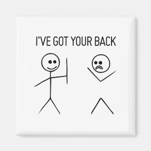 Stick Figure Lustig, ich habe eine Vintage-Freunds Magnet