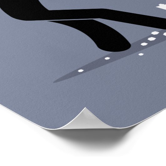 Stick Figure  Making Impossible Possible Poster (Ecke)