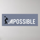 Stick Figure  Making Impossible Possible Poster (Vorne)