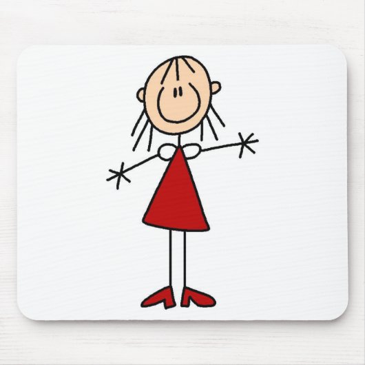 Stick Figure Mama-Mauspad Mousepad (Vorne)