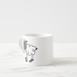 Stick Figure Schaf T-Shirts und Geschenke Espressotasse