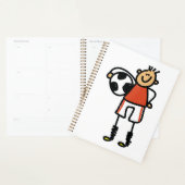 Stick Figure Soccer Boy Football Player Planer (Anzeige)