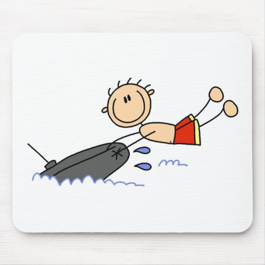 Stick Figure Tubing Mauspad (Vorne)