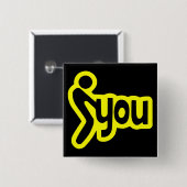 Stick Fing Screening You #USAPatriotGraphics © Button (Vorne & Hinten)