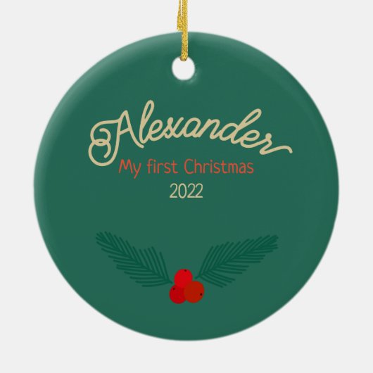 Stick Horse Keramik Ornament (Hinten)