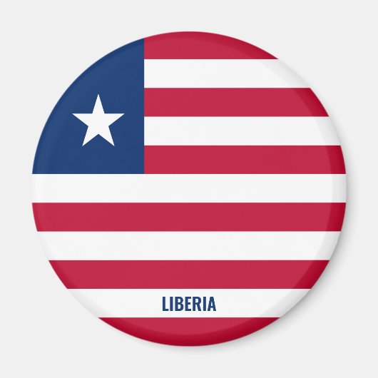 "Stick it" bezaubernd Liberia Patriotic Magnet (Vorne)