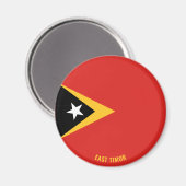 "Stick it" bezaubernd Ost-Timor Patriotic Magnet (Vorderseite/Rückseite)