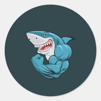 "Stick It Bold – Artistic Graphic Vinyl Sticker" Runder Aufkleber