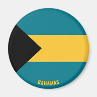 "Stick it" Charming Bahamas Patriotic Magnet