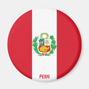 "Stick it" Charming Peru Patriotic Magnet