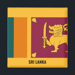 "Stick it" Charming Sri Lanka Patriotic Magnet<br><div class="desc">"Stick it" Charming Sri Lanka Patriotic Magnet. Mit diesem dynamischen Flaggenmagneten aus Sri Lanka können Sie auf Ihrem Kühlschrank oder auf einer Magnetoberfläche Liebe für Sri Lanka kleben! Mit den lebhaften Farben der sri-lankischen Flagge ist dieser Magnet der perfekte Weg, um Ihre Liebe für Sri Lanka auf eine kleine, aber...</div>