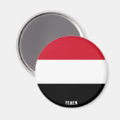 "Stick It" Charming Yemen Patriotic Magnet (Vorderseite/Rückseite)