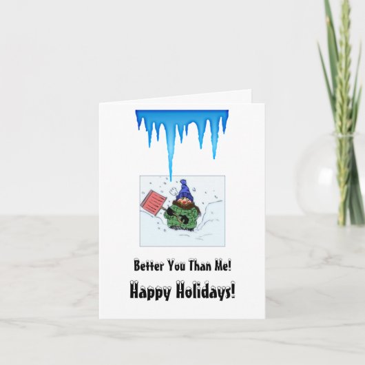 Stick It Christmas Card Feiertagskarte (Vorderseite)