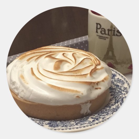 STICK IT - TARTELETTE AU CITRON RUNDER AUFKLEBER (Vorderseite)