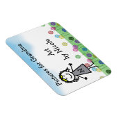 Stick Kid Girls Personalisierter Kühlschrank Art F Magnet (Rechte Seite)