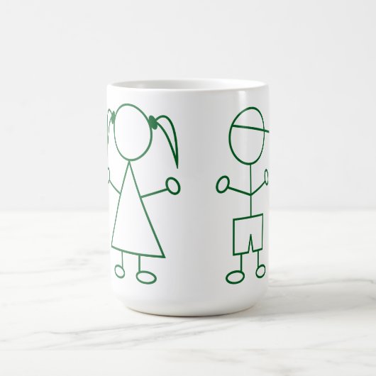 Stick Man Kids Tasse (Mittel)