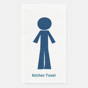 Stick Man Vector Kitetücher Serviette