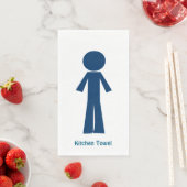 Stick Man Vector Kitetücher Serviette (Beispiel)