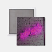 Stick mit Me Pink Neon Sign Magnet (Vorderseite/Rückseite)