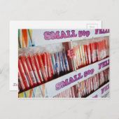 Stick o' Rock Postkarte (Vorne/Hinten)