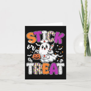 Stick oder Leckerei Ghost Phlebotomie Tech Er Icu Karte