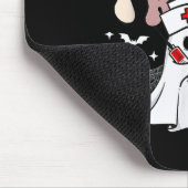 Stick oder Leckerei Halloween Ghost Nurse Crna Eme Mousepad (Ecke)
