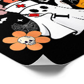 Stick oder Leckerei Halloween Ghost Nurse Crna Eme Poster (Ecke)