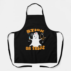 Stick oder Leckerei Nurse Funny Halloween Kostüm E Schürze
