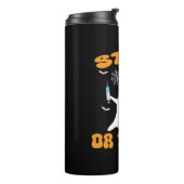 Stick oder Leckerei Nurse Funny Halloween Kostüm E Thermosbecher (Nach links gedreht)