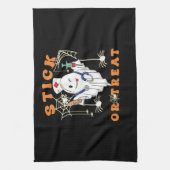 Stick oder Leckerei Nurse Spooky Nurse Kostüm Funn Geschirrtuch (Vertikal)