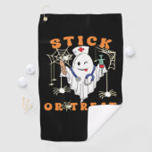 Stick oder Leckerei Nurse Spooky Nurse Kostüm Funn Golfhandtuch (Insitu)