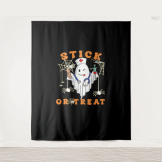 Stick oder Leckerei Nurse Spooky Nurse Kostüm Funn Wandteppich