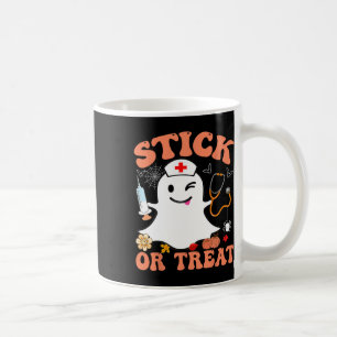Stick or Leckerei Nurve Funny Halloween Kostüm Kaffeetasse