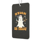 Stick or Treat Nurse Funny Halloween Costume Essen Autolufterfrischer (Links)