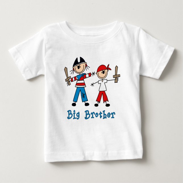 Stick Pirates Big Brother Baby T-shirt (Vorderseite)