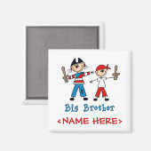 Stick Pirates Big Brother Magnet (Vorderseite/Rückseite)
