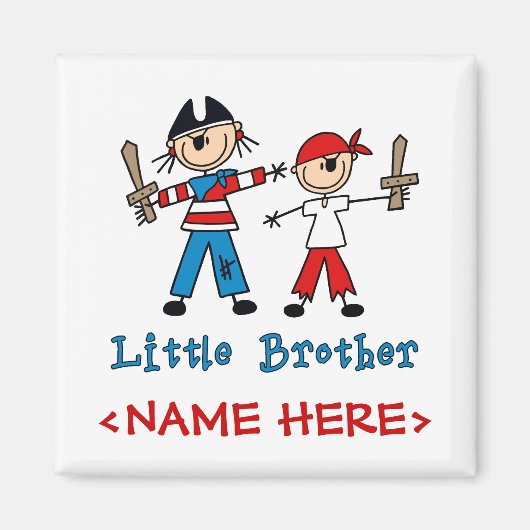 Stick Pirates Little Brother Magnet (Vorne)