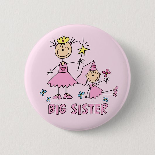 Stick Princess Duo Big Sister Button (Vorderseite)
