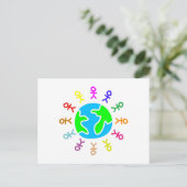 Stick World Postkarte (Stehend Vorderseite)