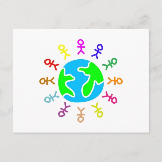 Stick World Postkarte (Vorderseite)