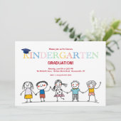 Stick-Zeichen Einladung (Stehend Vorderseite)